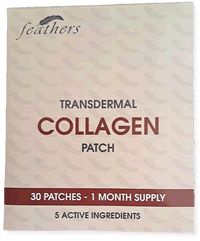 Feathers collagen patches package for shipping
